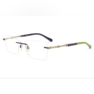 Coco Song Women's Eyeglasses CV176 Slow Blues Col 4 54/18/140 Box & Case NEW